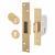 3G114E:2007 Heavy Duty 5 Lever Deadlock - 80mm Case - 53mm Backset - Pol Brass