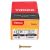 Solo Chippy Pozi Countersunk Wood Screws - 4.0 x 25mm - Yellow Zinc - Pack of 200