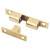 Veel-2 Double Ball Roller Catch - 50 x 8 x 13mm - Polished Brass - Pack of 5