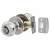 Polished Stainless Steel Bala Hotel Bathroom Mortice Door Knobset - 65mm Rose Diameter