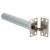 Concealed Chain Door Closer - Square Plate - Polished Chrome