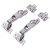 Clip-On Cabinet Hinge - 165° - Soft Close - Inset - Chrome Plated