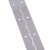 Steel Continuous Piano Hinge - 1850 x 38 x 0.7mm - Nickel Plated