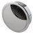 Round Cable Tidy Grommet - 80mm Hole Size - Polished Chrome