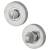 Bathroom Turn & Release - 52mm Diameter - Polished/Satin Chrome