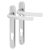 Bright Chrome uPVC Multipoint Door Handles - 92mm c/c - Windsor Range
