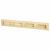 Hooded Louvre Vent - 648 x 62mm - 9000mm² Free Air Flow - Polished Brass
