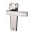 Polished Chrome Latch Door Handles - Deco Range - 153 x 50mm