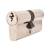 5 Pin 75mm Euro Double Cylinder - 35 + 40mm - Polished Nickel - Keyed to Differ