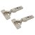 CLIP Cabinet Hinge - 100° - Sprung - Overlay - Zinc Plated - Pair
