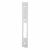 MS1850S Screw Cylinder Hook Deadlock Faceplate - 174 x 25mm - Satin Anodised Aluminium