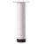 Round Adjustable Cabinet Furniture Leg - 32 x 300mm - White