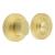 Inner 3 Turn & Release with Plain Rose - 47mm Diameter - Satin Brass