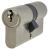 5 Pin 60mm Euro Double Cylinder - 30 + 30mm - Polished Nickel - Keyed to Differ