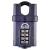 CP40CS Combination All Weather Closed Shackle Padlock - 40mm Body - 13 x 17mm Shackle - Blue