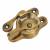 Heavy Duty Fitch Sash Window Fastener - 77.6 x 25mm - Antique Brass