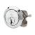 10 Pin 32mm Universal Rim Cylinder - Polished Chrome - Keyed to Differ