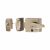 BS 3621:2007 Double Locking Nightlatch - 60mm Backset - Satin Nickel Case/Cylinder