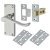 Polished Chrome Budget Scroll Latch Door Handles Pack