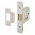 Heavy Duty Bolt Through Flat Latch - 79mm Case - 57mm Backset - Satin Stainless Steel
