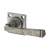 Pewter Door Handles on Square Rose - Avon Range