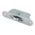 Radius Axle Sash Window Pulley - 44mm Curved Metal Wheel - Polished Chrome