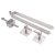Heavy Duty Adjustable Field Gate Hinge Set on Plate - 450 x 90mm - Galvanised