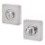 Square Bathroom Turn & Release - 52mm Diameter - Polished Chrome