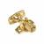 Budget Brighton Screw Pattern Sash Window Fastener - 45 x 22mm - Brass Plated