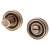 Parisian Bathroom Turn & Release - 40mm Diameter - Antique Brass