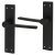 Matt Black Latch Door Handles - Farley Range - 200 x 42mm