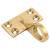Top Rail Mounting Sash Window Ring Lift - 48 x 22mm - Polished Brass