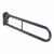 Hinged Support Grab Rail - 800 x 200mm - Stainless Steel - Blue Powder Coated