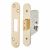 Architectural Euro Profile Deadlock - 78mm Case - 57mm Backset - Radius - PVD Brass