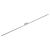Single U-Rail Offset Espagnolette uPVC Window Lock - 1000mm Length - 25mm Backset - 8mm Cam