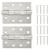 Twin Ball Bearing Grade 13 Butt Fire Door Hinge - 100 x 75 x 3mm - 201 Sat Stainless - Pair