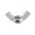 Wing Nuts - M12 - Bright Zinc Plated - Pack of 4