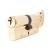5 Pin 80mm Euro Thumbturn Cylinder - 40mm Turn + 40mm - Pol Brass - Keyed to Differ