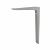 Aluminium Shelf Bracket - 150 x 200mm - Silver