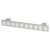 Swarovski Crystal Miletus 15mm T-Bar Cabinet Pull Handle - 96mm Centres - Clear