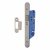DIN Euro Mortice Nightlatch - 85mm Case - 60mm Backset - Radius - Satin Stainless Steel
