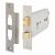 2026 Horizontal Bolt Through Bathroom Lock - 149mm Case - 51-127mm Backset - Satin Stainless