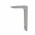 Aluminium Shelf Bracket - 65 x 100mm - Silver