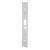 4720 Screw Cylinder Deadlatch Faceplate - 202 x 31mm - Satin Anodised Aluminium