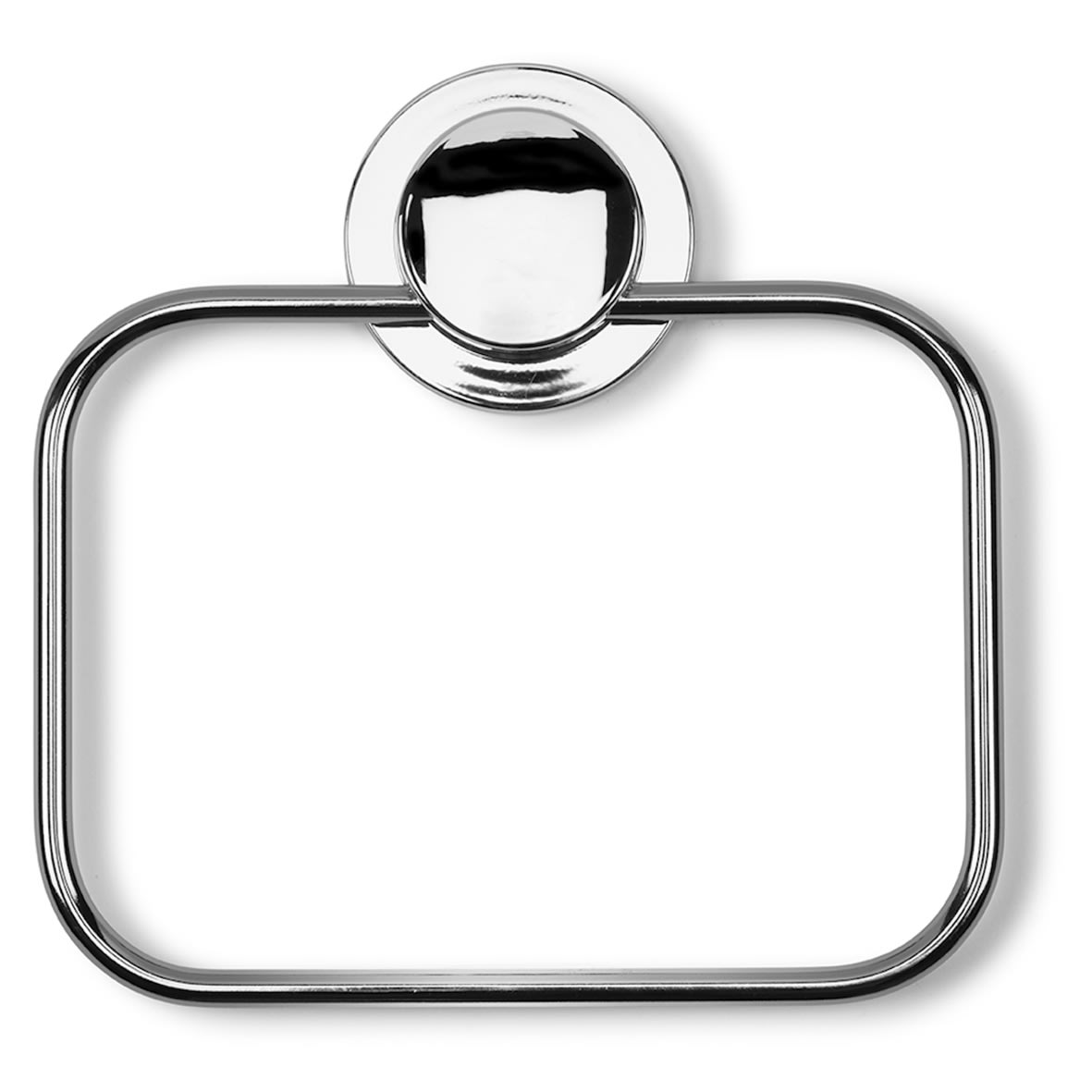 Stick 'N' Lock Towel Ring - 171 x 174 x 22mm - Polished Chrome