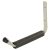 Heavy Duty Tubular Garage and Shed Padded Storage Hook - 395mm Depth - Cream & Black