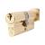 5 Pin 70mm Euro Thumbturn Cylinder - 35mm Turn + 35mm - Polished Brass - Keyed Alike