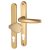 77G/3830N/1530 Gold uPVC Multipoint Lever/Pad Door Handles - 92/62mm c/c - Atlanta Range