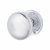 Polished Chrome Round Mortice Door Knob - 58mm Rose Diameter