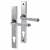 Pewter Slimline Multipoint Euro Lock Door Handles - 92mm c/c - Avon Range